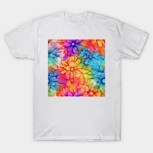 Rainbow flowers T-Shirt